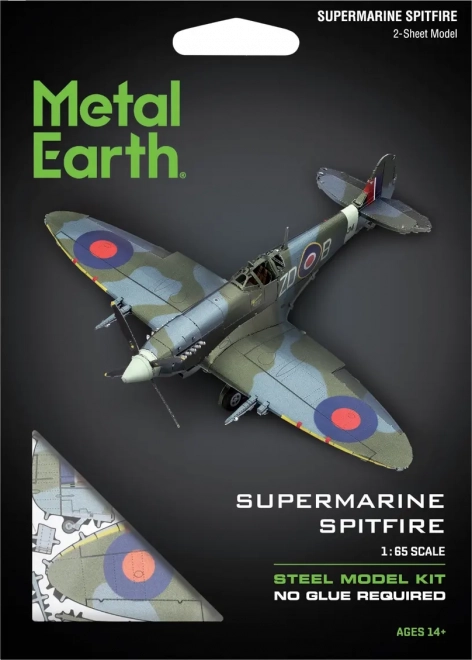 3D-Modellbausatz Supermarine Spitfire Metallflugzeug