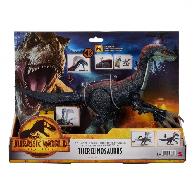 Jurassic World Dinosaurierfigur Megaklauen Angriff mit Sound