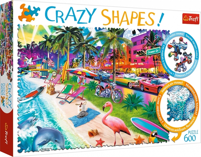 Puzzle Crazy Shapes – Strand von Miami