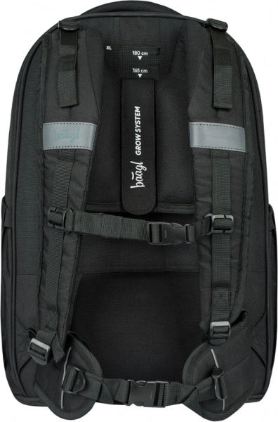 Schulset Baagl Skate Max Darkness: Rucksack, Federmäppchen und Beutel