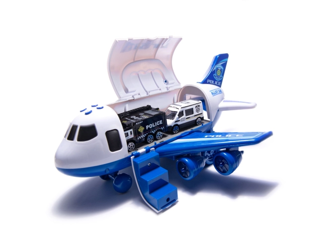 Interaktives Polizeiflugzeug