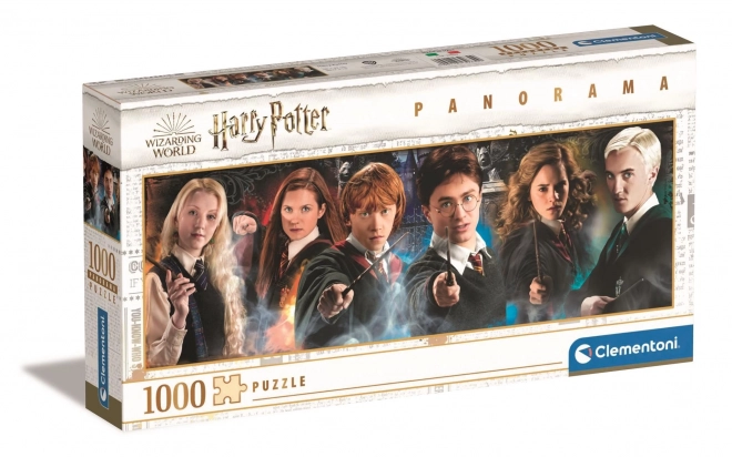 Puzzle 1000 Teile Panorama Harry Potter: Studenten