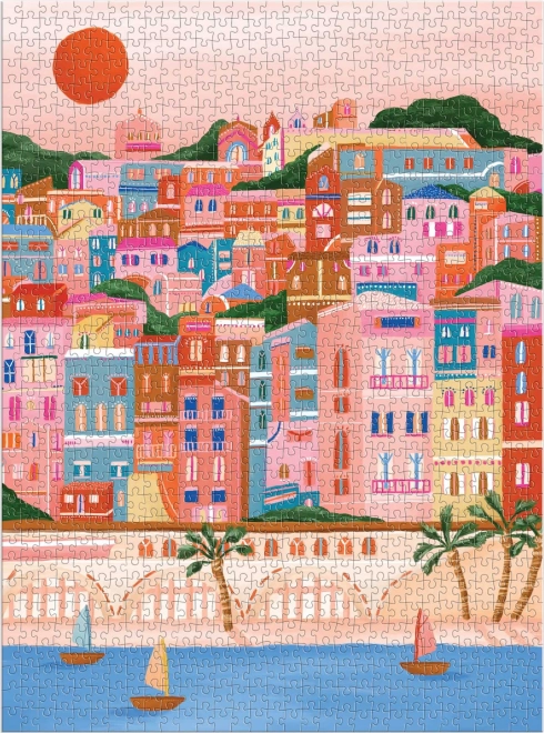 Farben der Französischen Riviera Puzzle 1000 Teile