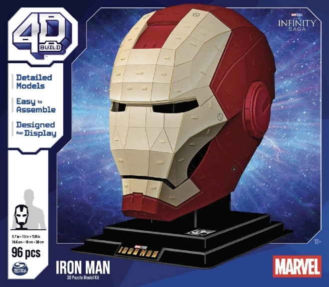 4D Puzzle MARVEL Iron Man Helm