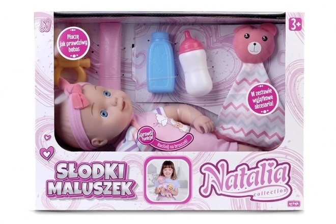 Süßer Nachwuchs Puppe von Natalia 33 cm