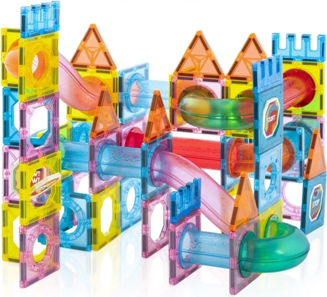 Magnetische Bauspiel MOXY Magnetiles 96 Teile