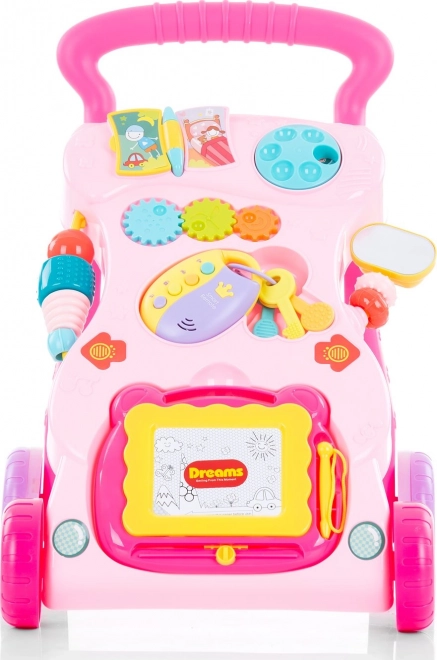 Chipolino Interaktives Lauflernwagen Funny Pink – Pink