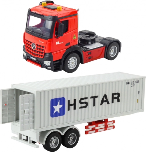 Realistischer Zug mit abnehmbarem Container