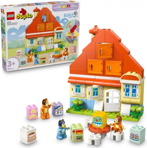 LEGO DUPLO Bluey Familienhaus mit Memo-Spiel
