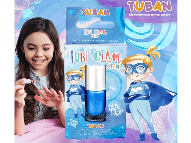 Nagellack für Kinder - Perlblau