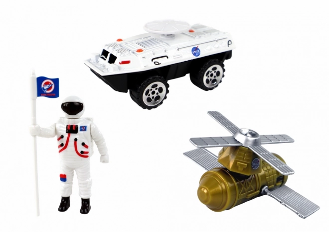 Weltraum Spielfiguren Set LKW Rakete