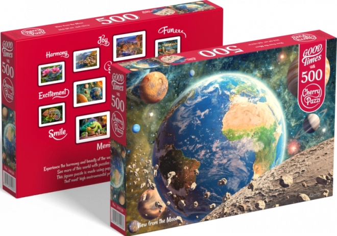 Cherry Pazzi Puzzle Blick vom Mond 500 Teile