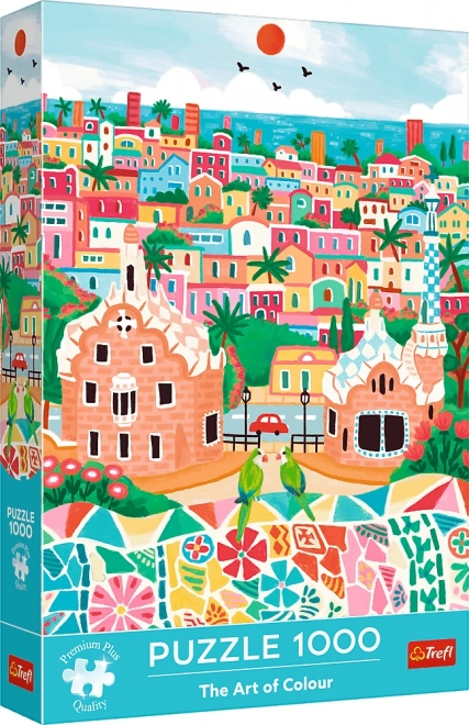 Puzzle Die Kunst der Farben: Barcelona, Spanien 1000 Teile