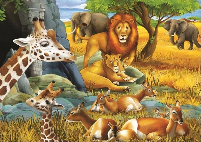 Puzzle Tiere Der Savanne 200 Teile