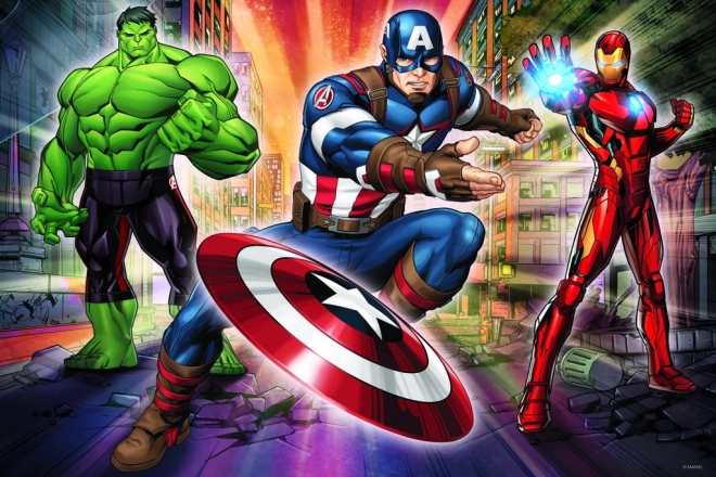 Trefl Puzzle Die Welt der Avengers Maxi 24 Teile