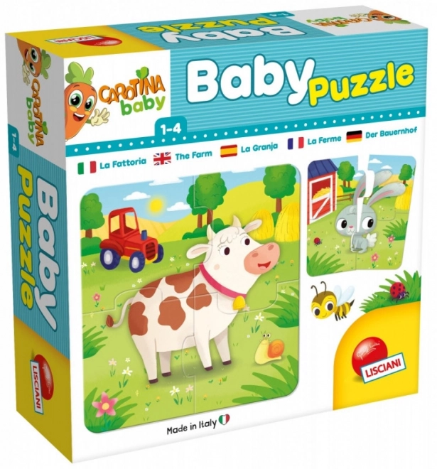 Carotina Baby Puzzle - Bauernhof