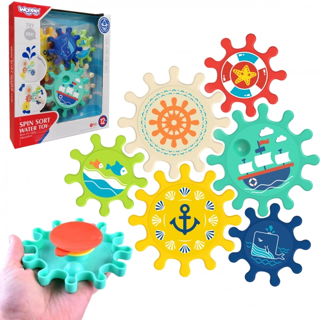 Badespielzeug Zahnräder von Woopie