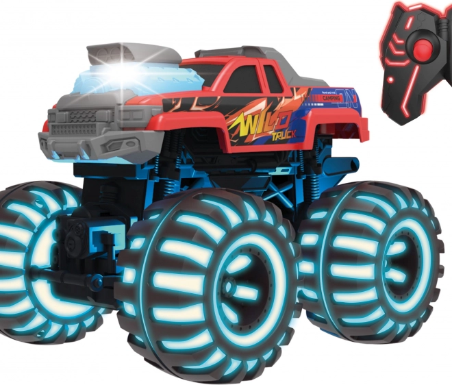 Wild Truck RC mit leuchtenden Rädern
