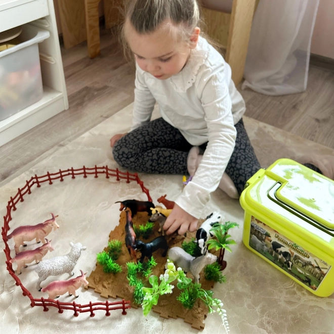Woopie Spielzeugset Bauernhof mit Koffer 57 Teile
