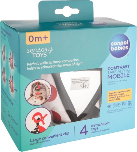 Universeller Clip für Kinderwagen, Bettchen und Autokindersitz