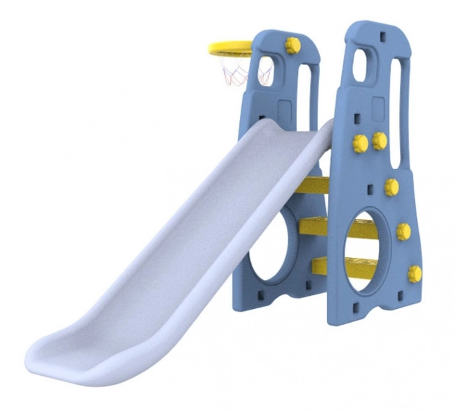 Rutsche Schaukel Basketball 3v1 Blau
