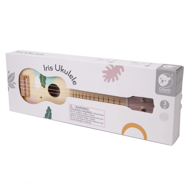 Klassik World Holz-Ukulele für Kinder - Rosa