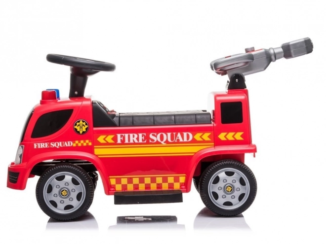 Kinderfahrzeug Feuerwehr mit Seifenblasenkanone