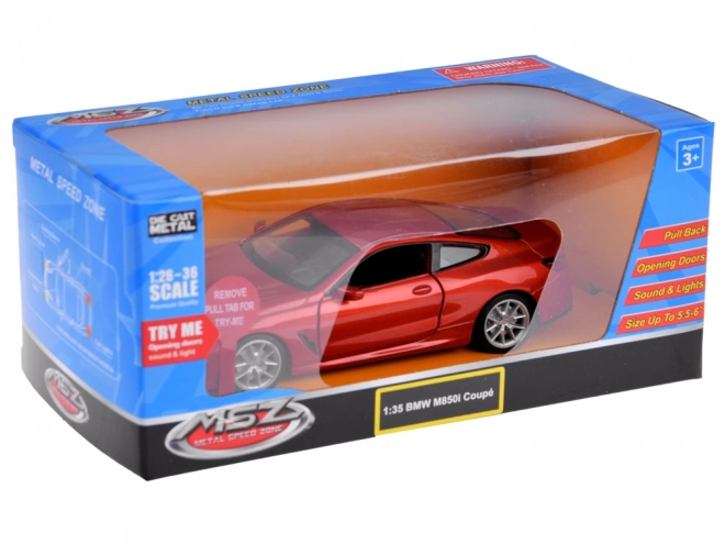 Metallmodellauto BMW M850i Coupé 1:35 mit Licht und Ton