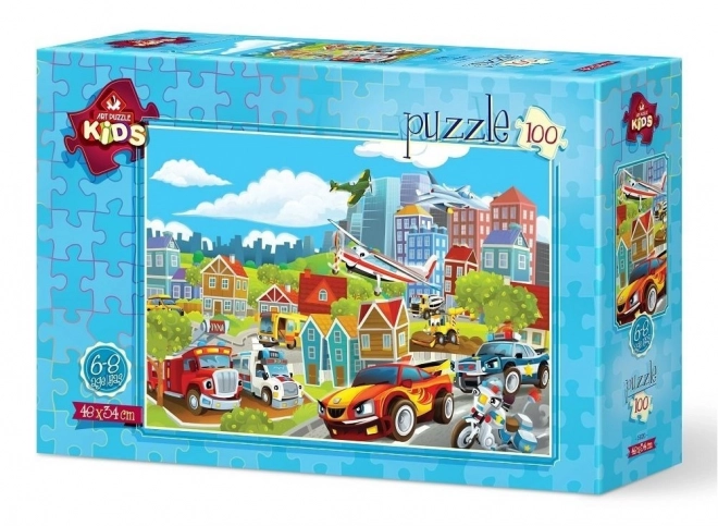 Art Puzzle Verkehrsmittel Puzzle 100 Teile