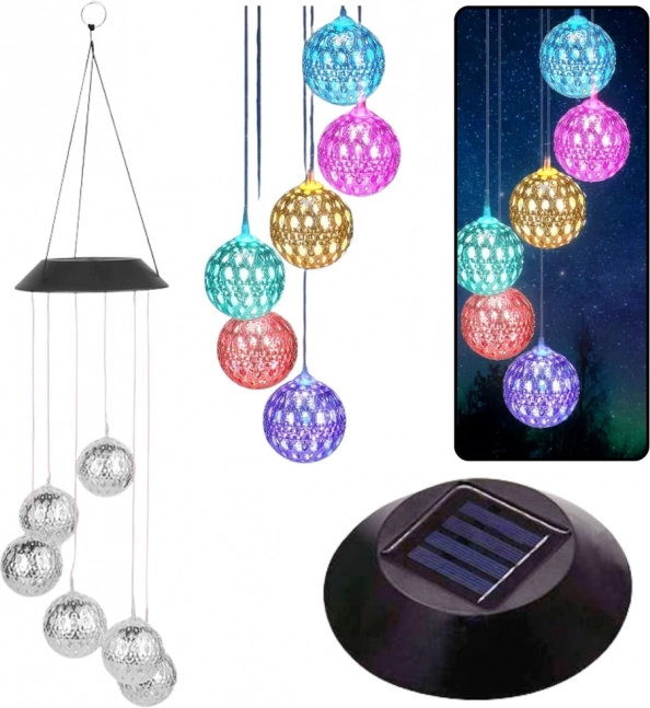 Solar-Garten-LED-Lichter marokkanische Kugeln