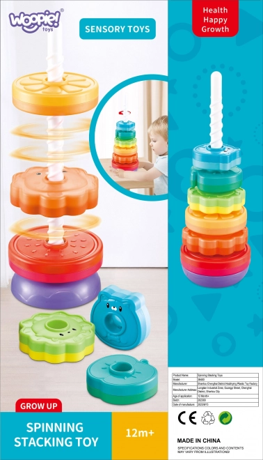 Bildungsspiralturm mit Tieren WOOPIE für Kinder