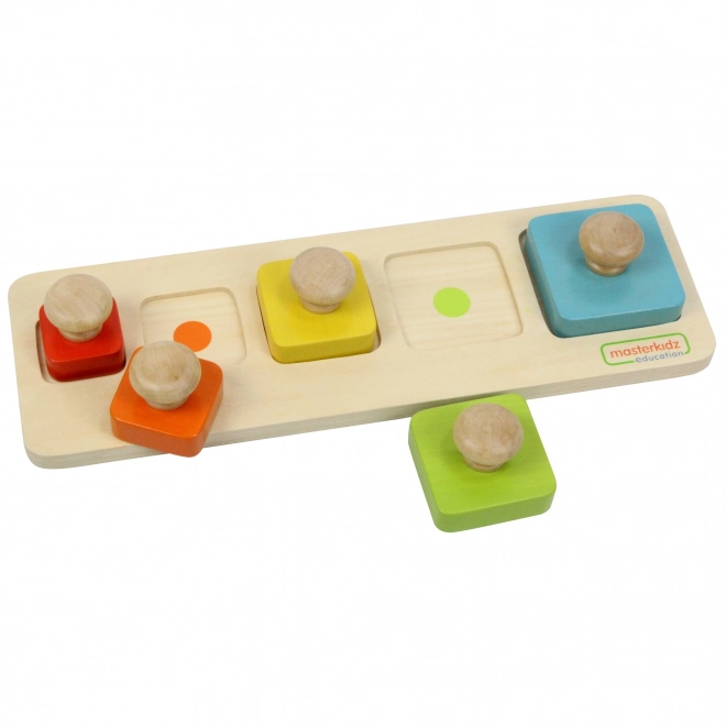 Masterkidz Montessori Puzzle Größen und Farben Lernen