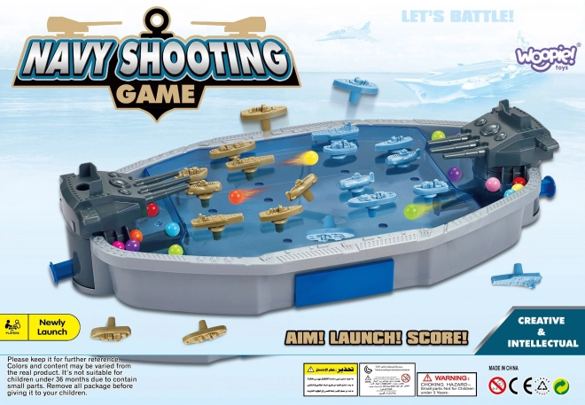 Geschicklichkeitsspiel Seeschlacht 3D Schiffe
