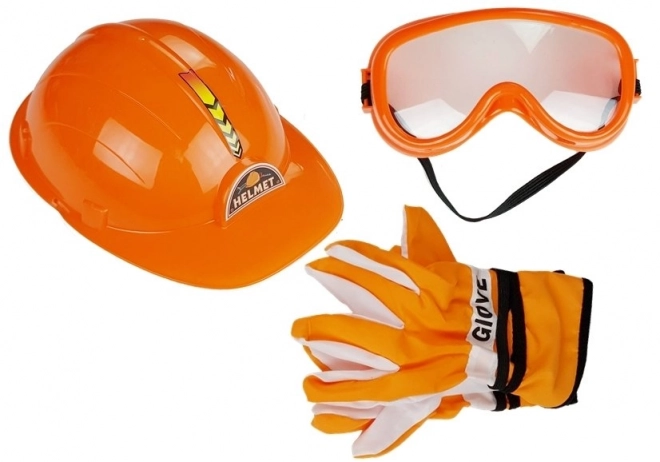 Kinder Handwerk Set Säge Helm Handschuhe Brille