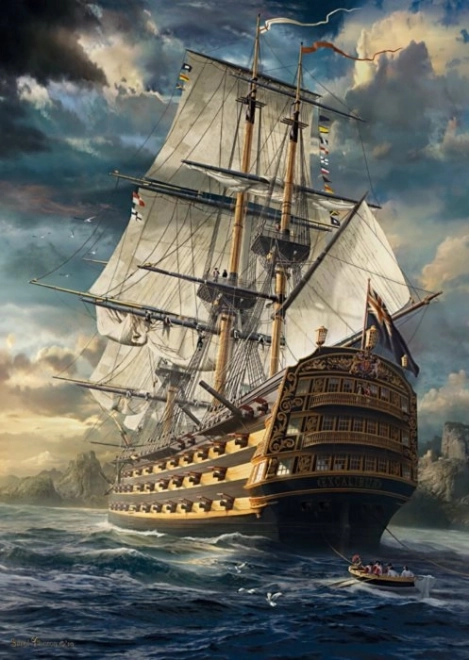 Puzzle 1000 Teile mit Segelboot-Motiv SCHMIDT