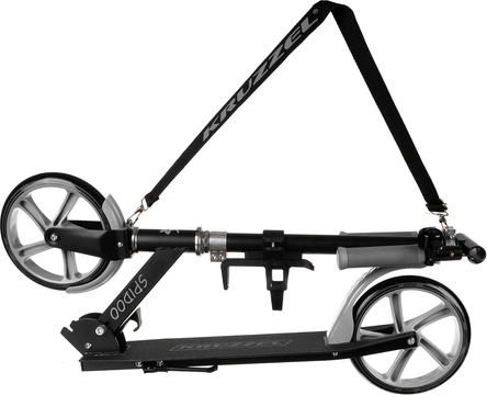 Faltbarer City-Roller für Kinder mit großen Rädern (200 mm) – grau