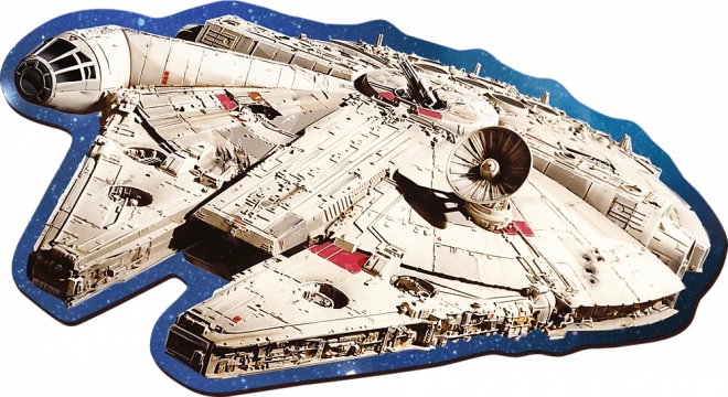 Holzpuzzle 160 Teile STAR WARS Millennium Falke