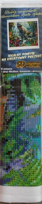 Diamantmalerei Dinosaurierwelt 30x40cm