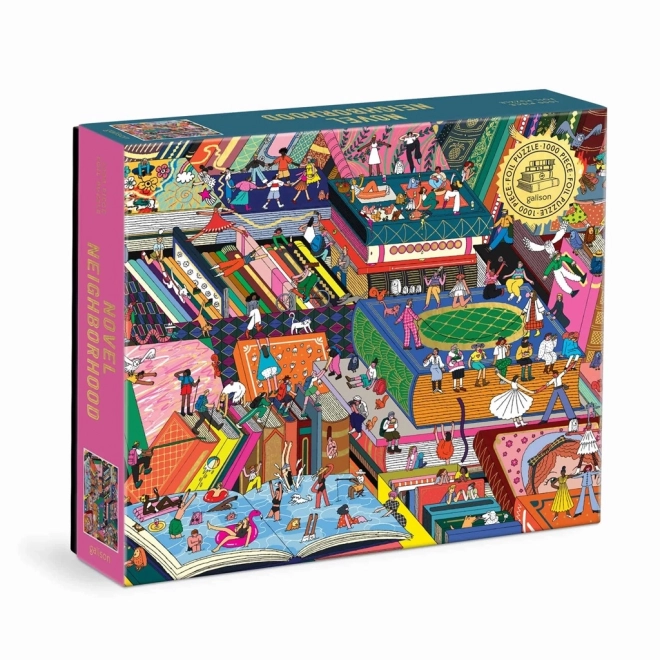 Galison puzzle roman in der nachbarschaft 1000 teile