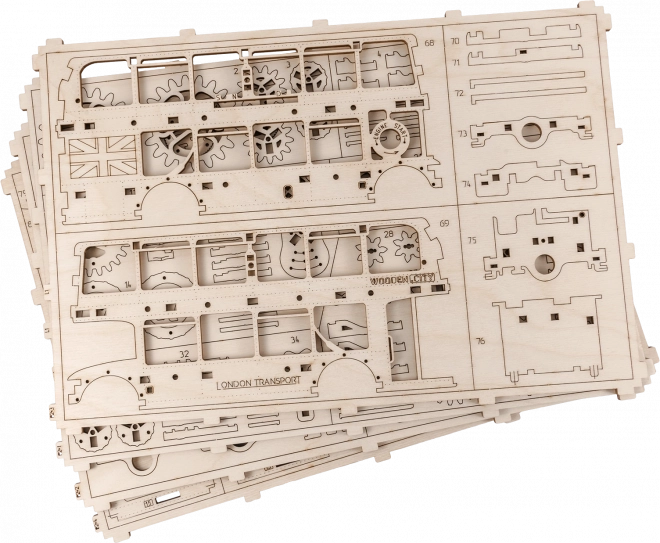 3D Holzpuzzle London Bus