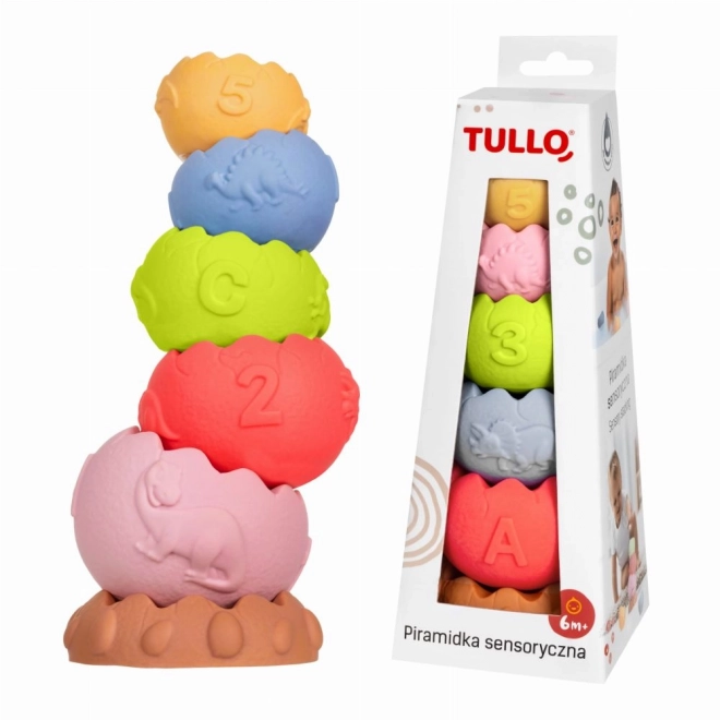 Tullo pastellfarbene sensorische Pyramide