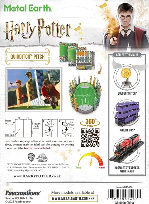 Metal Earth 3D-Puzzle Harry Potter: Quidditch-Feld