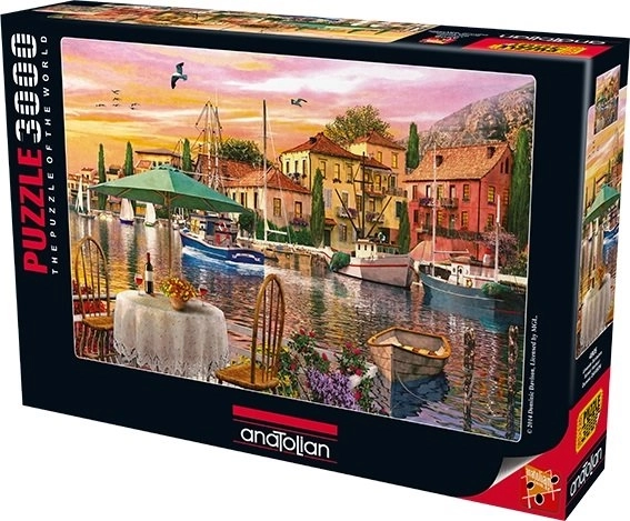 Puzzle Hafen bei Sonnenuntergang 3000 Teile
