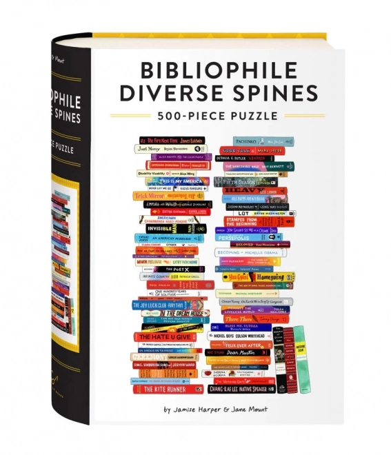 Bibliophile Diverse Spines Puzzle 500 Teile