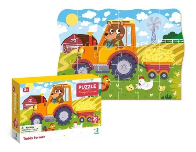 Farmtier-Teddy Puzzle 30 Teile von DODO