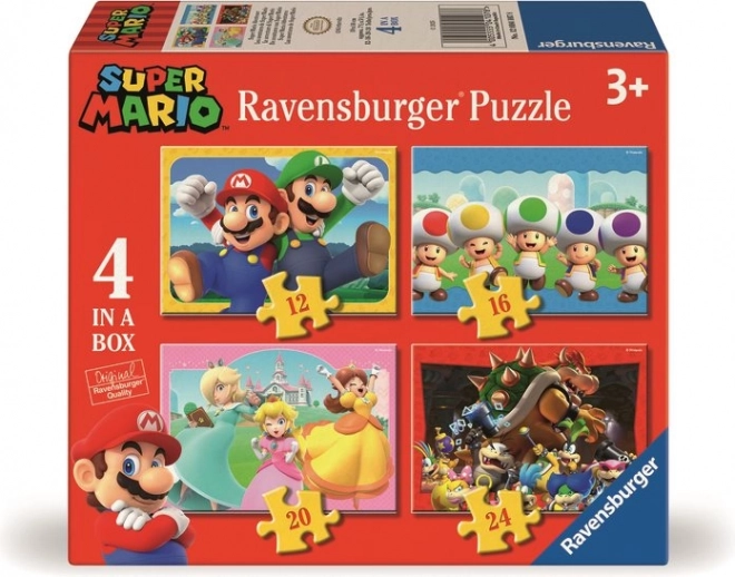 Ravensburger Puzzle Super Mario Abenteuer 4 in 1