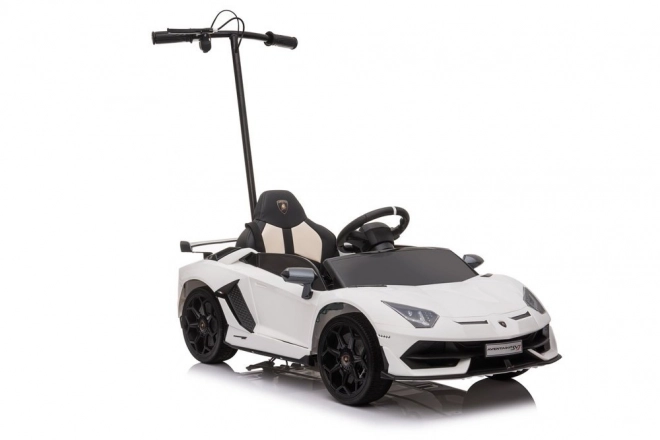 Lamborghini Aventador SX2018 batteriebetriebenes Auto mit Plattform – Weiß