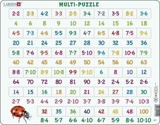 Larsen Mathe-Puzzle Multiplikation