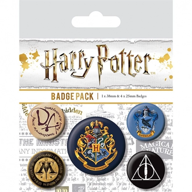 Harry Potter Hogwarts Abzeichen Set