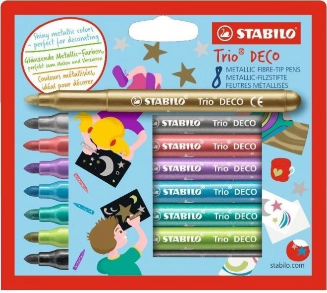 Stabilo Trio Deco 8er Set